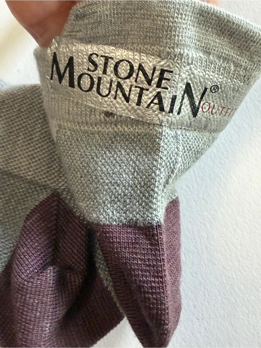 Merino Wool Socks 2 Pair Lg IRREGULAR NWT Made USA, Men LG
